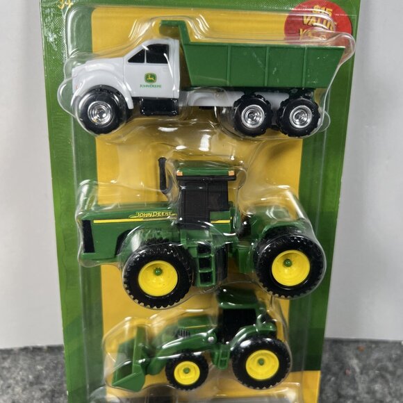 NEW John Deere 4 Vehicle Gift Set Dump Truck Tractor Loader /2010 - Picture 3 of 11